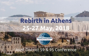 Rebirth in Athens, Joint Toastmasters Conference